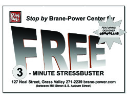 Brane-Power 3 minute stressbuster